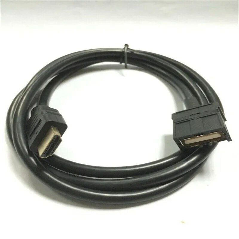 Cable de vídeo para coche, Conector de grado de sistema de conexión automotriz Compatible con HDMI tipo E macho A macho tipo A, 1,5 M, para Hyundai H1