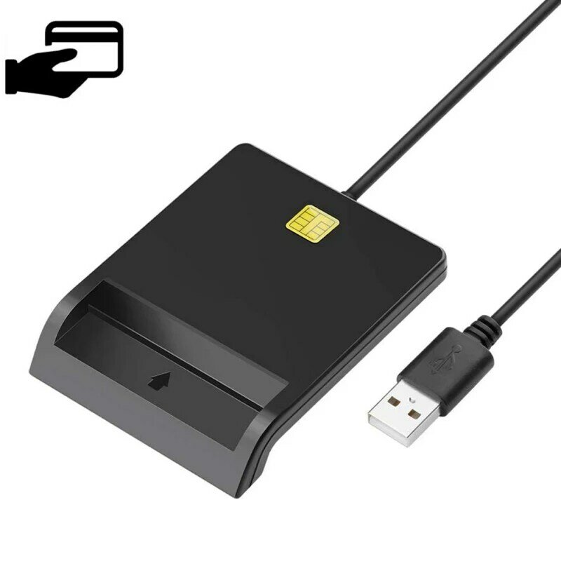 Multi USB 2.0 SIM Lecteur de Carte à Puce Pour Carte Bancaire IC/ID EMV SD TF MMC Cardreaders USB-CCID ISO 7816 pour Windows 7 8 10 Linux OS