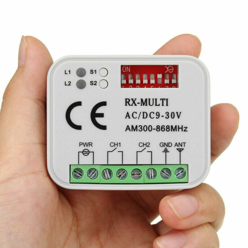 Receptor de control remoto de código rodante de frecuencia de 300-900mhz de alta calidad