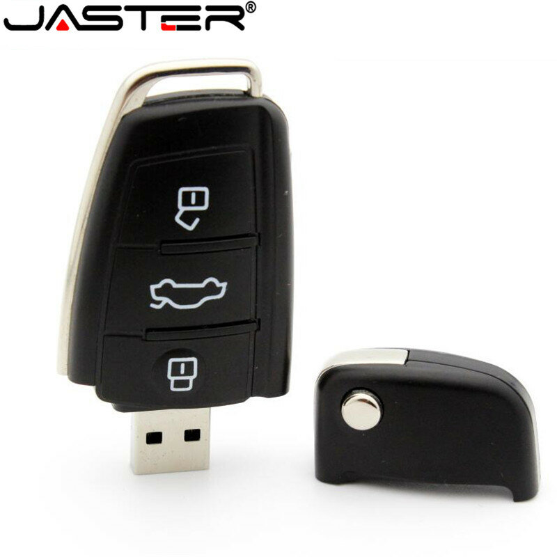 Jaster-chave de carro, dispositivo de armazenamento, usb 2.0, personalizável, 16gb, 32gb, 64gb