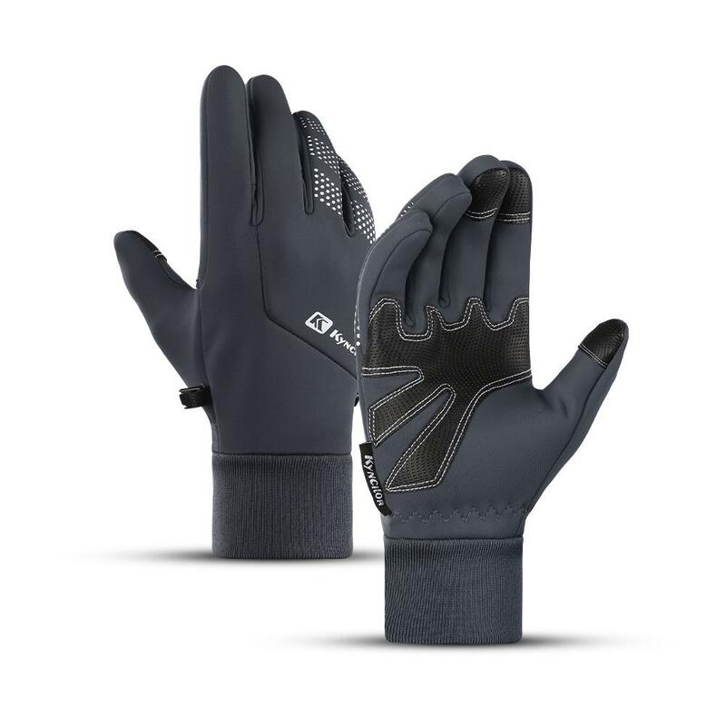 Guanti da ciclismo invernali dito pieno con supporto per il polso guanti da motociclista impermeabile Sport caldo all'aperto Touchscreen attrezzatura da moto