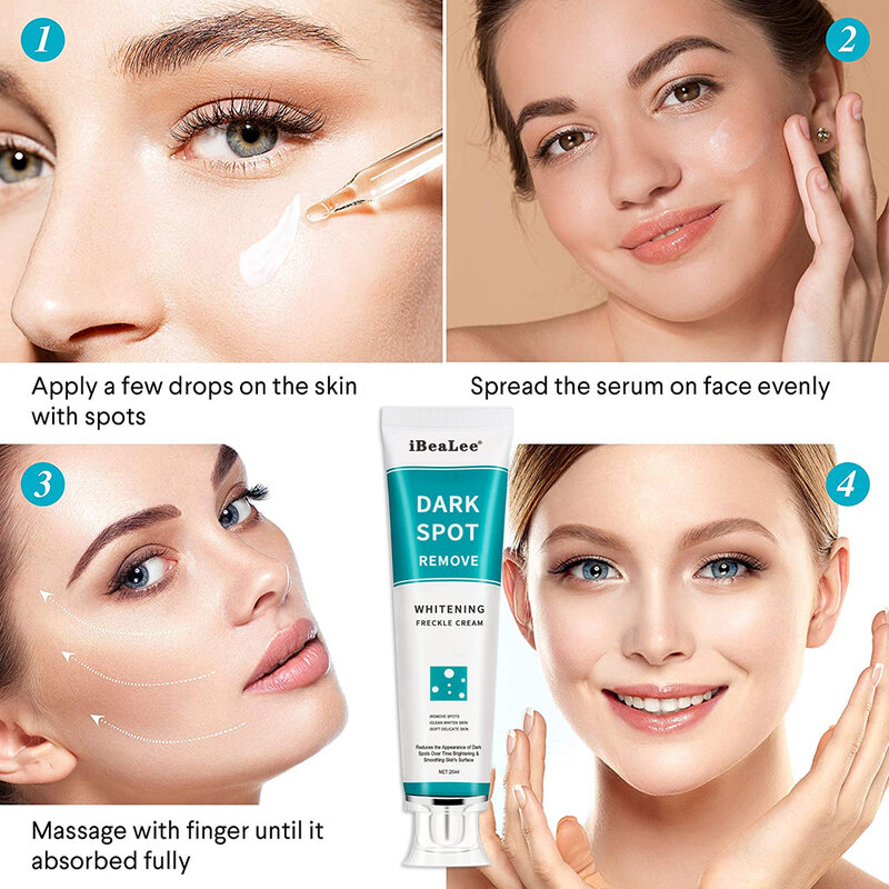 Whitening Freckle Cream Face Moisturizing Remove Dark Spots Melanin Melasma Remover Brightening Skin Effective Repair Anti-Aging