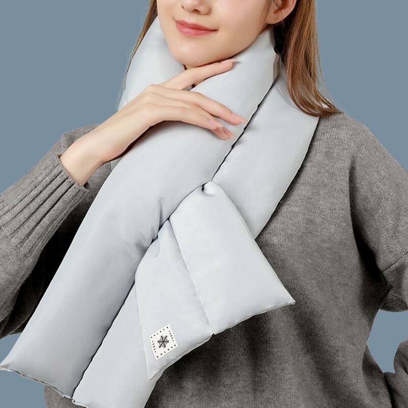 Пуховой шарф для шеи, ультралегкий, дышащий, плотный, утепленный шарф для шеи, Женский пуховой шарф, зимний пуховой шарф