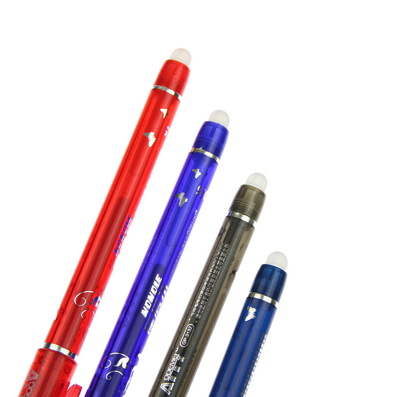 20 Stks/ชุด Magische Uitwisbare ปากกา Vullingen Staaf 0.5มม.สำนักงานปากกาเจล Wasbare Handvat Blauw Zwart Rood Inkt ปากกาโรงเรียน