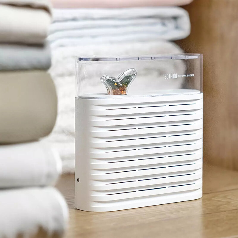 NEW Xiaomi SOTHING Portable Air Dehumidifier Rechargeable 150ml Reuse Air Dryer Moisture Absorber Bionics Design Small Size