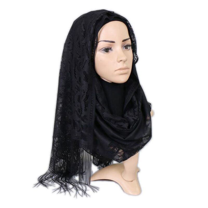 Весенний женский кружевной шарф, женский головной платок, полый треугольный шарф, женские шали и шарфы с кисточками