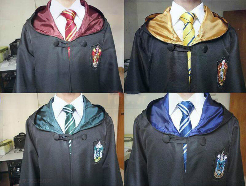 Cosplay Costume Haloween Costumes Magic Robe Cloak with Tie Kids Adult Costume Gift Cosplay