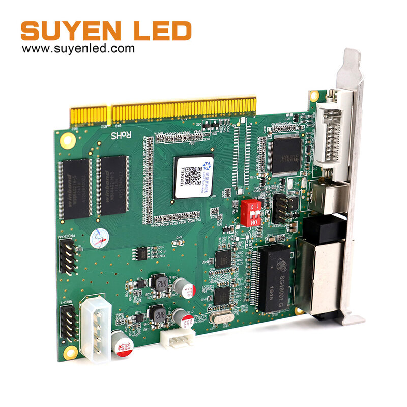 Harga Terbaik LINSN Layar LED Tampilan Layar LED TS801D TS802 Sinkron Warna Penuh Kartu Pengiriman TS802D