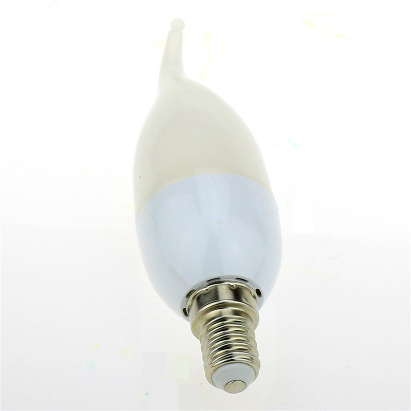 E27 E14 lampadine a candela a LED per lampadario, 5W 7W 220V, 60 Watt equivalente, bianco caldo/freddo, lampada a Led a forma di fiamma interna
