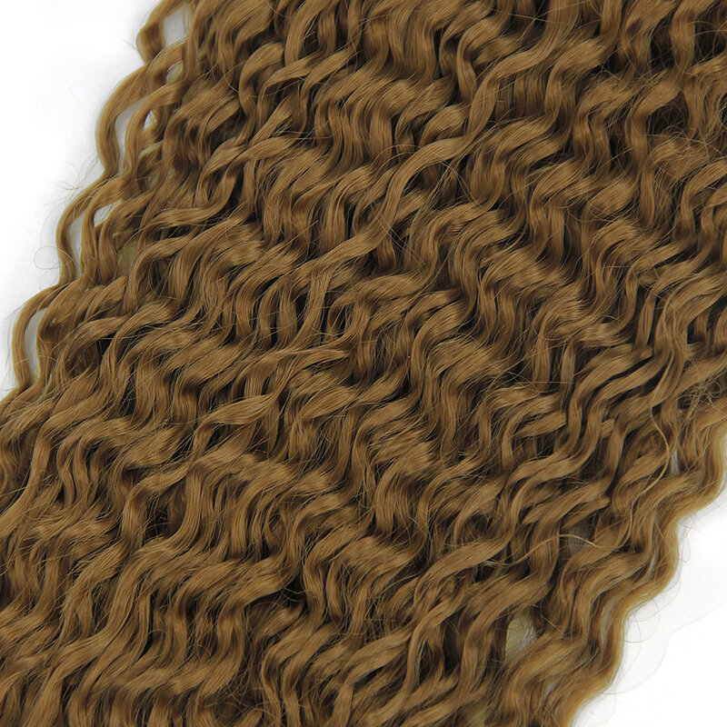 YXCHERISHAIR 18 inch Crochet Braids Afro Kinky Twist Synthetic Ombre Braiding Hair Extensions Black Marly Hair
