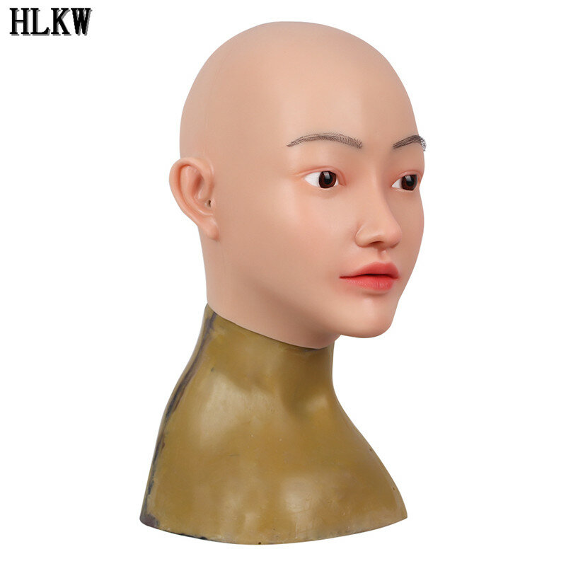 New Sexy Crossdressing Soft Silicone cosplay Costume Mask Props for Crossdresser Transvestite Halloween Cosplay Male to Female