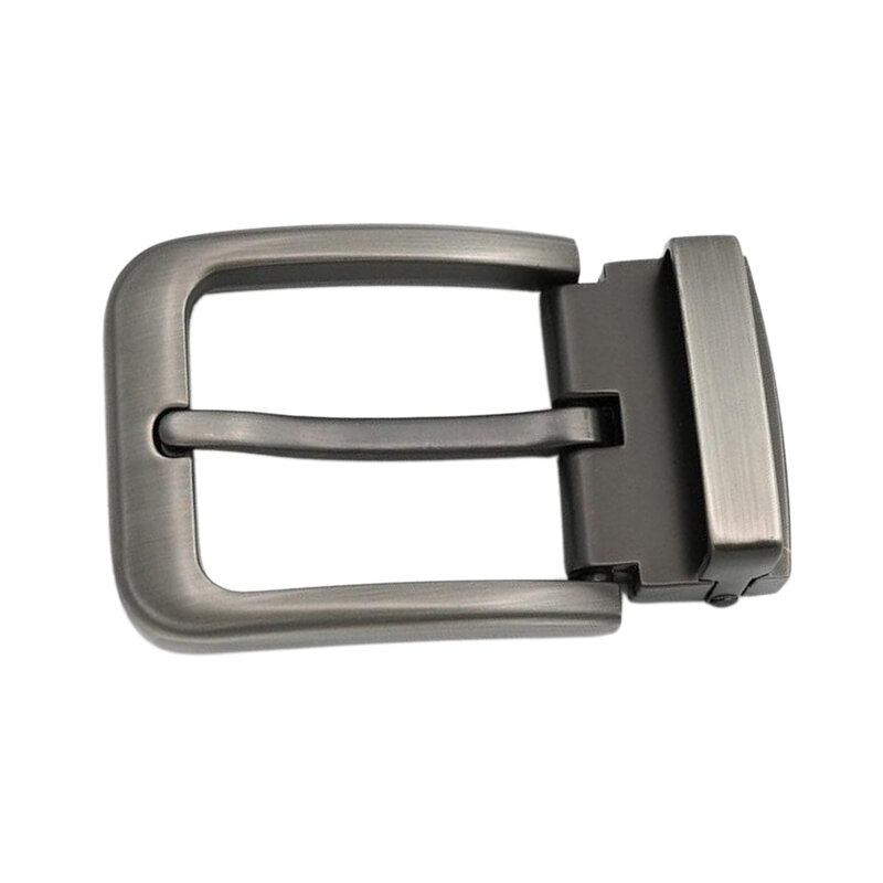 Hebilla de cinturón Reversible de aleación para hombre, repuesto de hebilla de Pin Rectangular antigua para cinturón de 33-34mm