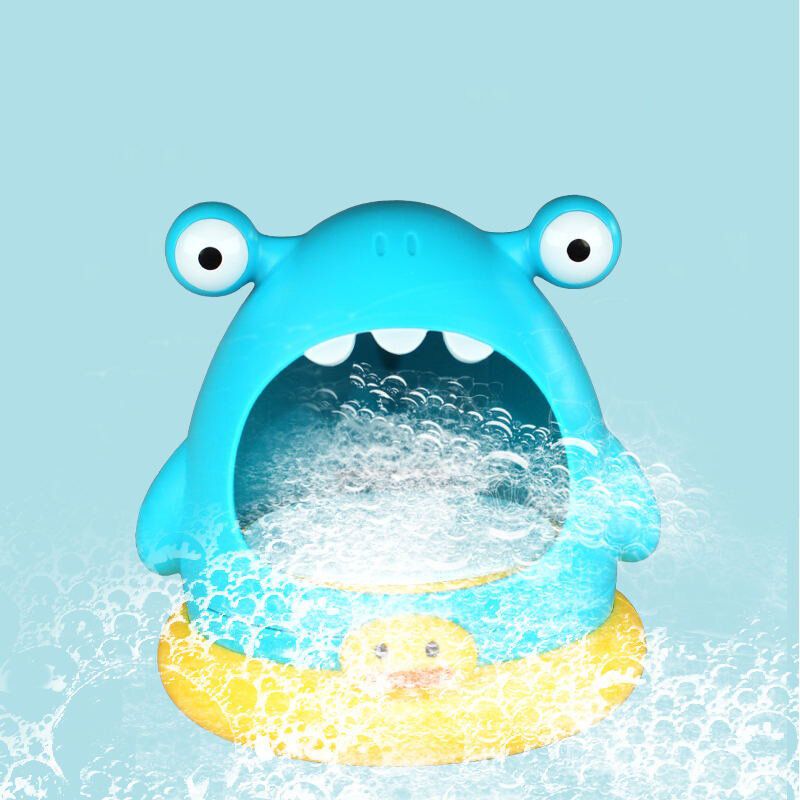 Outdoor Blowing Bubble Cute Cartoon Shark And Crab Swimming Bathtub Soap Machine Toy For Children Baby Bathing Funny Toys