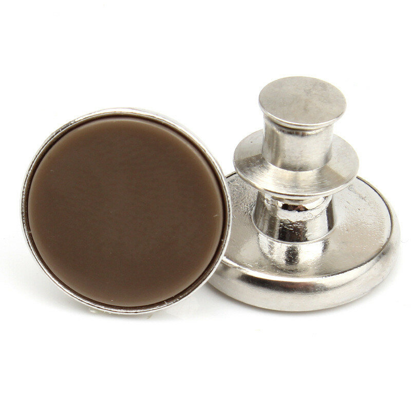 레트로 조정 가능한 분리형 청바지 핀 버튼 1/10 개, 네일 재봉 없는 금속 버클 의류 Diy 의류 의류 액세서리