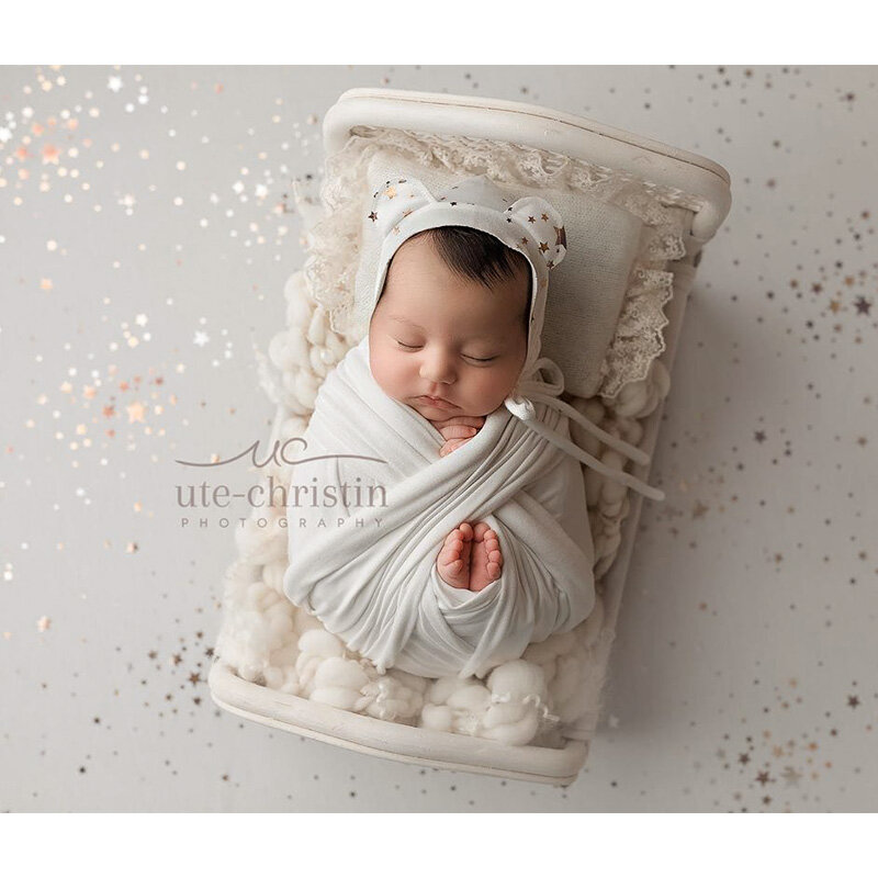 신생아 사진 소품 인형 스타 수면 모자 베개 인형, 아기 사진 촬영 스튜디오 액세서리