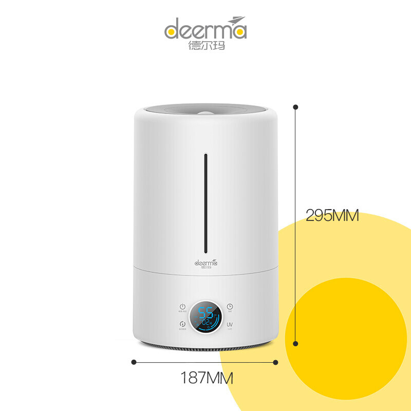Deerma – humidificateur d'air domestique ultrasonique de grande capacité, 5L, Version globale, pour la maison, F628, F628S