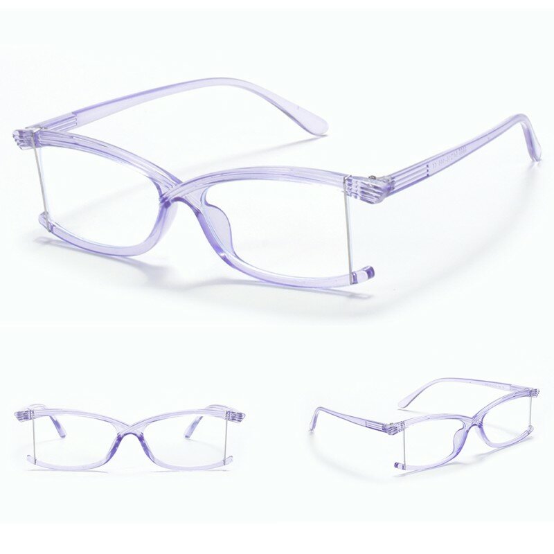 Moda unikalny styl dziki bez obramowania koreański styl projekt anty-niebieskie światło płaskie lustrzane okulary niebieskie światło okulary blokujące