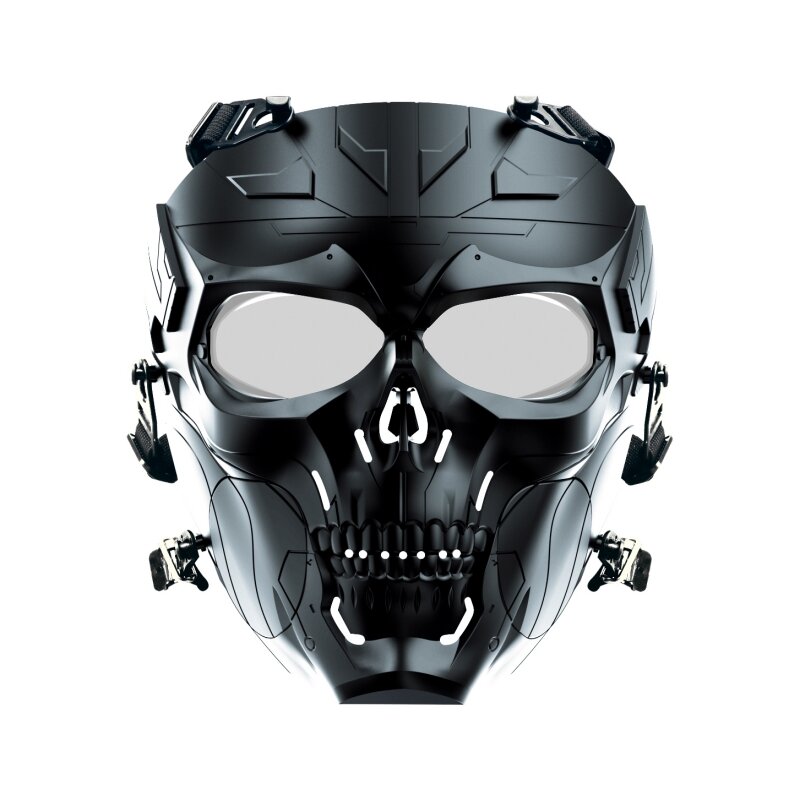 Maschera tattica forma del cranio spaventoso protezione resistente agli urti copricapo costumi da gioco per feste di Halloween accessori