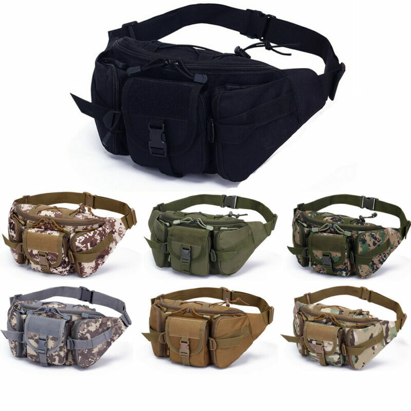 Outdoor Tactical Drop Leg Bag Molle Thigh Bag Utility Waist Pack Pouch Ride Adjustable Leg Pouch for Hunting Hiking Fishing