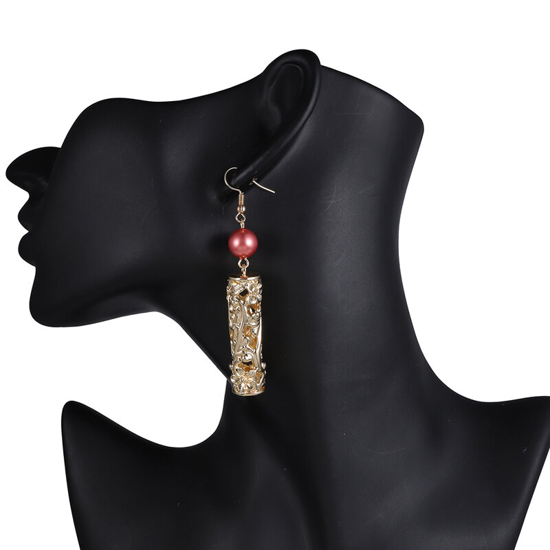 Cring Coco – boucles d'oreilles pendantes Vintage pour femmes, en polynésie hawaïenne, avec pendentif en perle, découpées, nouvelle mode, cadeau de fête, 2022