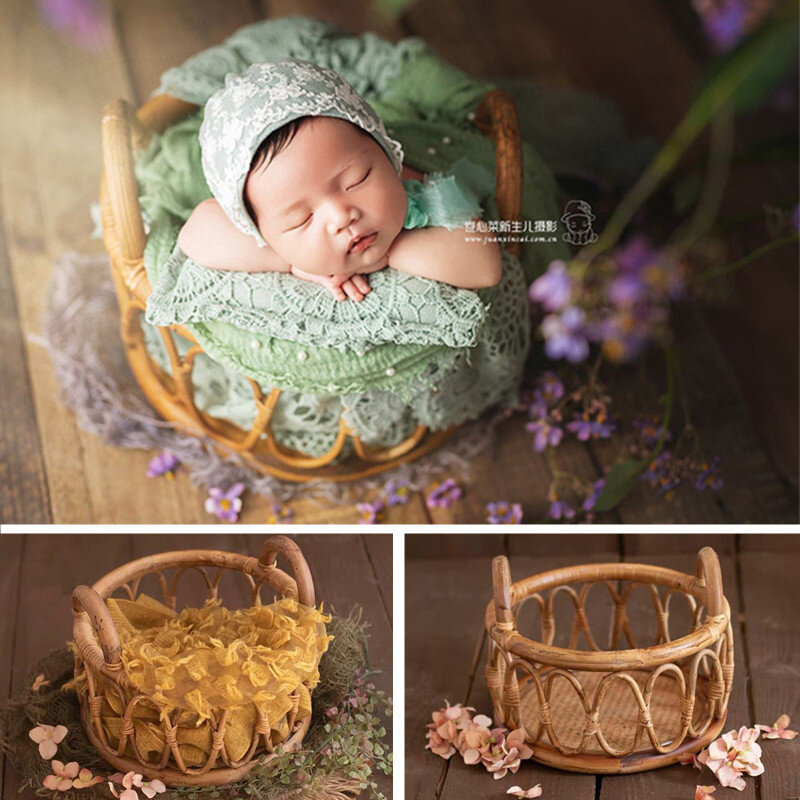 Реквизит для фотосъемки новорожденных Корзина Контейнер для детской фотосъемки мебель для фотостудии Аксессуары для фотографий