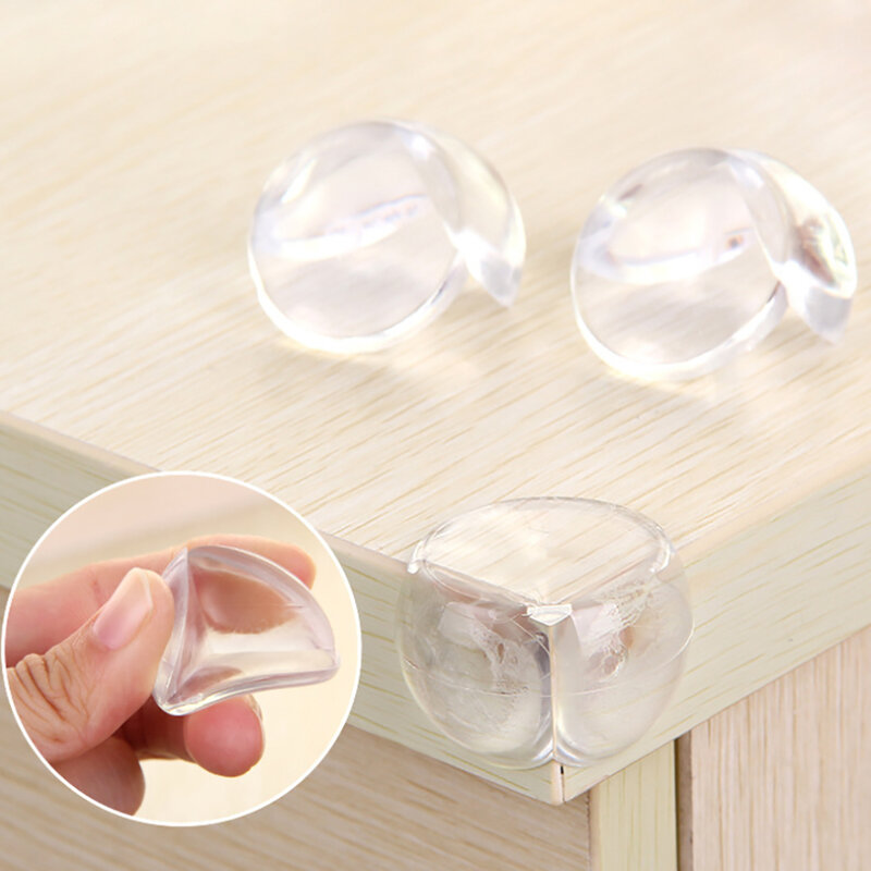20pcs Anti-Collision Corner Coffee Table Corner Protector Children Transparent Thick Spherical Security Angle