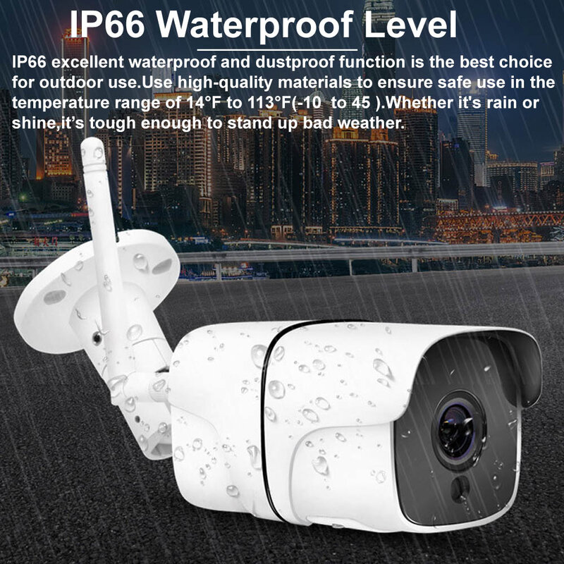 5MP FHD IP Kamera Smart Home WiFi Sicherheit Kamera CCTV Überwachung Video Monitor Indoor Outdoor Bewegungserkennung Securite Cam