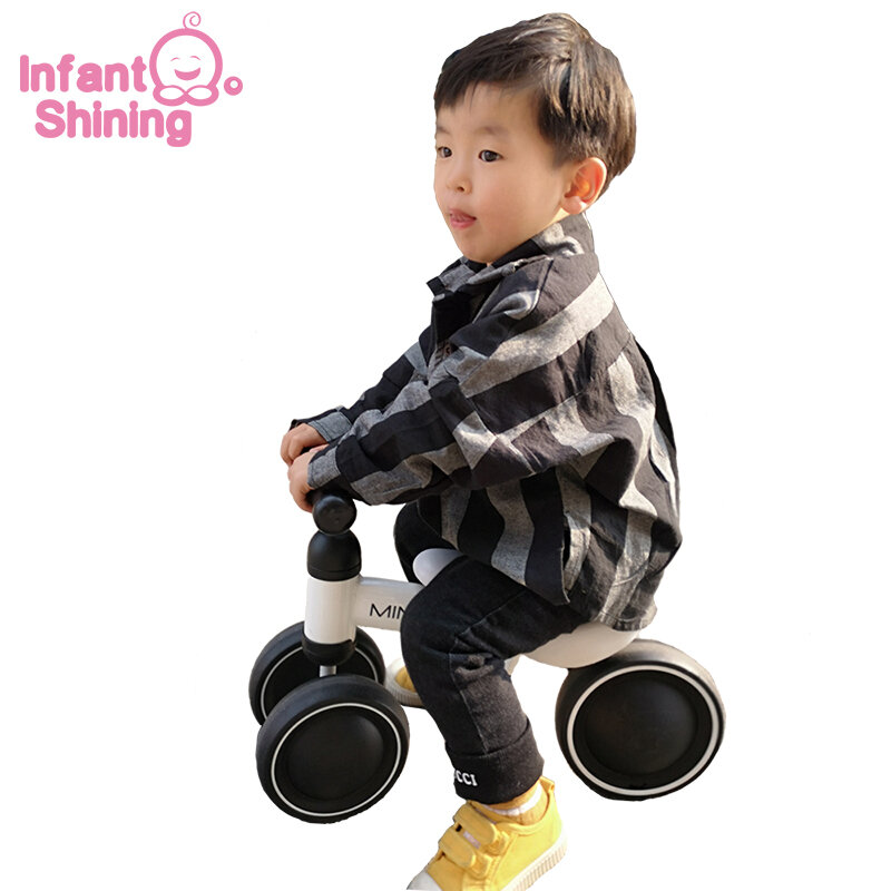 Infantile Brillante Del Bambino Bilanciamento Della Moto Camminatore Bambini Giro sul Giocattolo Regalo per 10-24 Mesi Per Bambini per L'apprendimento della Camminata scooter