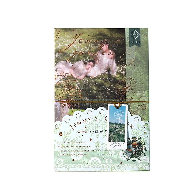 Juego de 30 unids/set de tarjetas postales de la serie de jardín de Jenny, tarjetas de felicitación de mensaje de estilo INS Retro, tarjeta de bendición, decoración de diario DIY