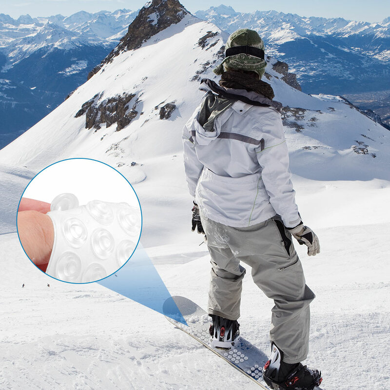 Guarnizione antiscivolo trasparente resistente autoadesiva per tappetino  protettivo per Snowboard per sci all'aperto accessori antiscivolo di alta  qualità / Skateboard e pattini