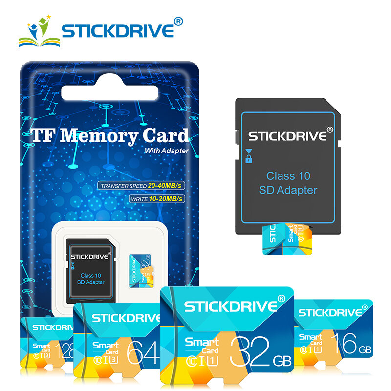 Scheda di memoria Micro SD TF Card 8 16 32 64 128 GB classe 10 Flash Microsd 8 GB 16GB 32GB 64GB 128 GB 256GB per adattatore Smartphone