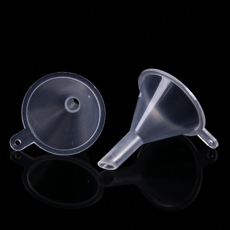 10PCS Mini imbuto di plastica imbuti di olio liquido a bocca piccola forniture di laboratorio strumenti materiale scolastico sperimentale