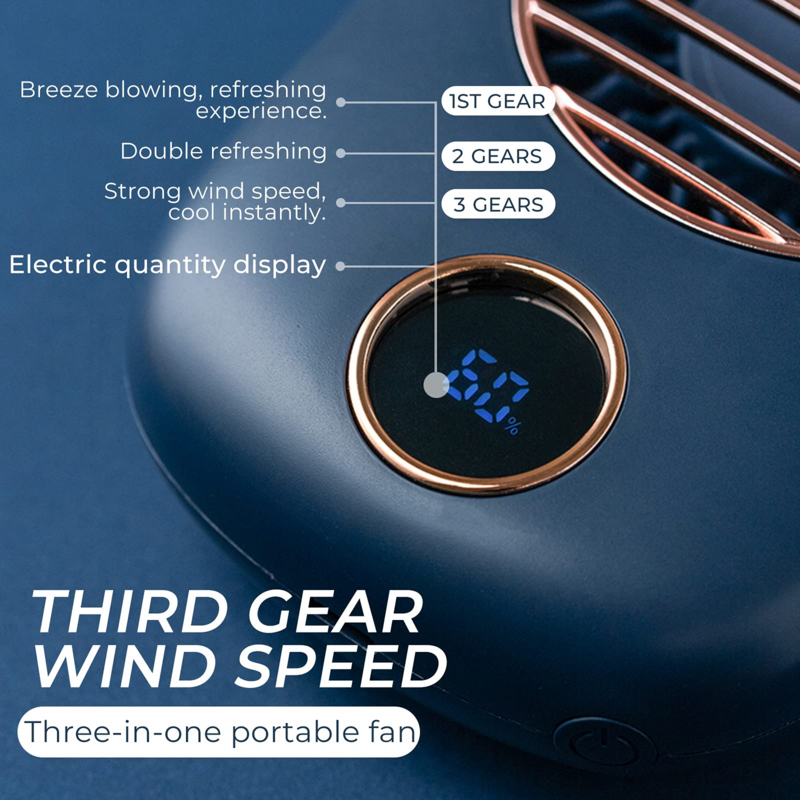 Fan Mini Portable Ventilador Hand Neck Fans Handheld Usb Rechargeable Folding Cooling Desk Small Hanging Air Conditioner Cooler