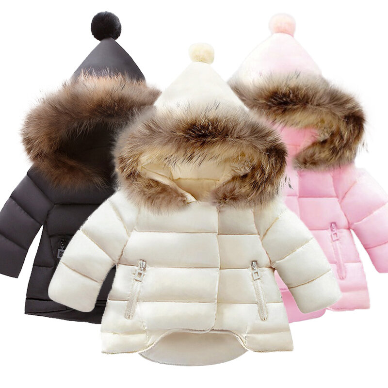 Suéter para bebés niños, chaqueta acolchada de terciopelo, ropa gruesa de manga larga con dibujos, abrigos infantiles, chaqueta de invierno