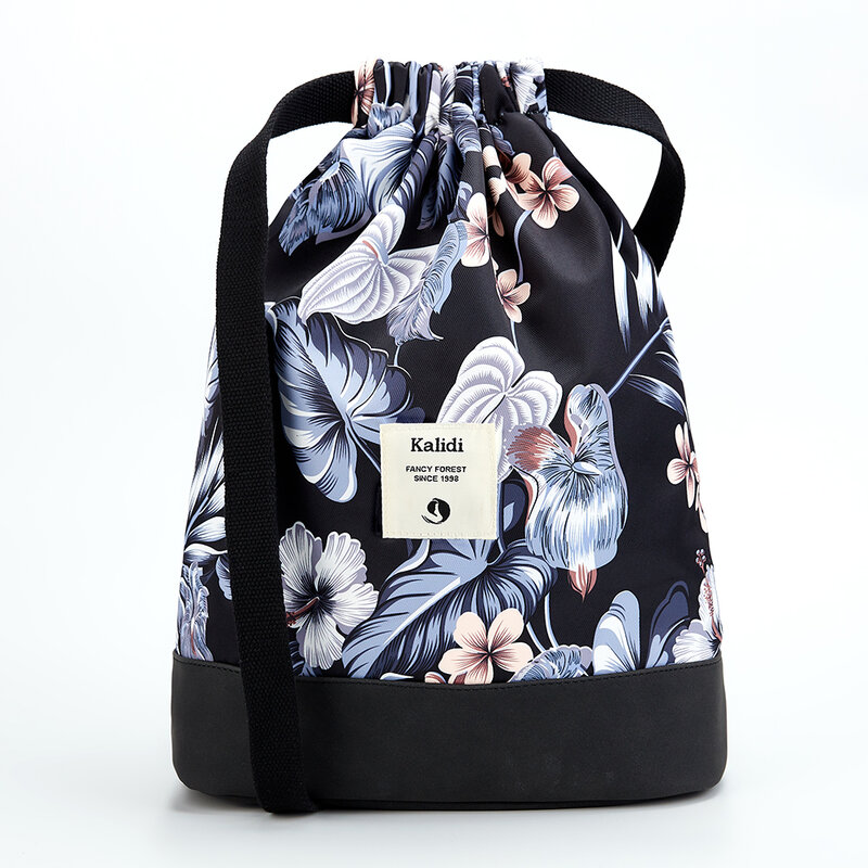 KALIDI – sac à dos avec cordon de serrage pour homme et femme, sacoche de sport, avec poche intérieure, pour voyage et ville, 11 litres