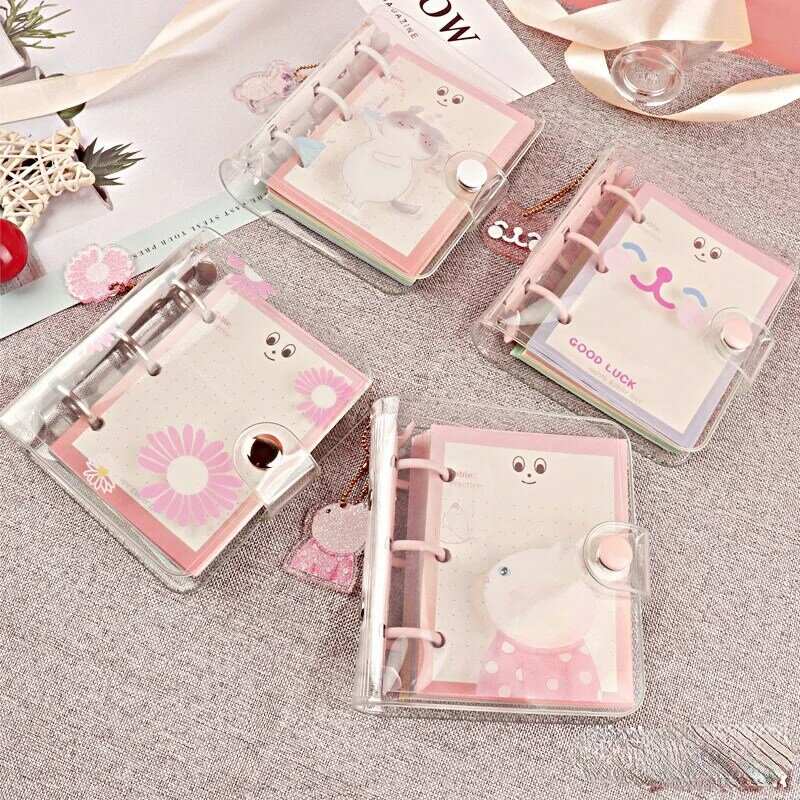 1pc Cute Notepad Monthly and Weekly Daily Planning Schedule Book Journals Cute Grid Notebook Planner 2021 2022 Stationery