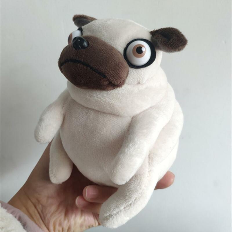 Rctown boneca de pelúcia animal cão forma boneca de brinquedo de pelúcia bonito simulação cão brinquedo de pelúcia para crianças decoração para casa presente de natal
