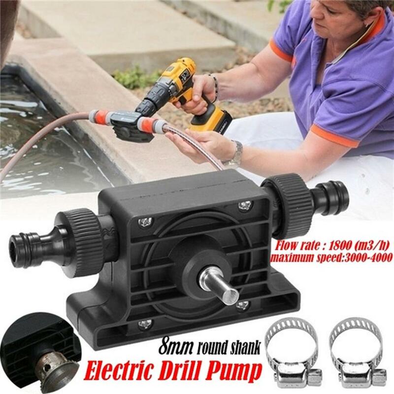 1PC Portable Electric Drill Pump Sinks Shank for Electric Hand Drill Oil Fluid Water Pump  Aquariums Pool Self-Priming Pump