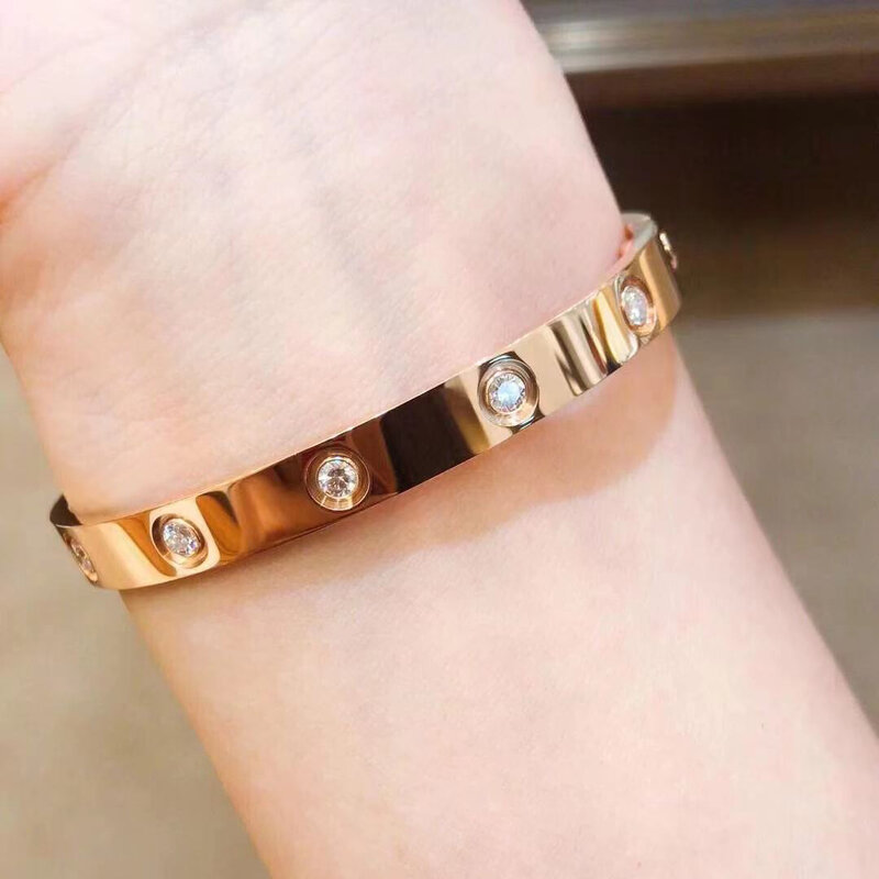 Par de pulseras de moda, caja de regalo de amor, 2021