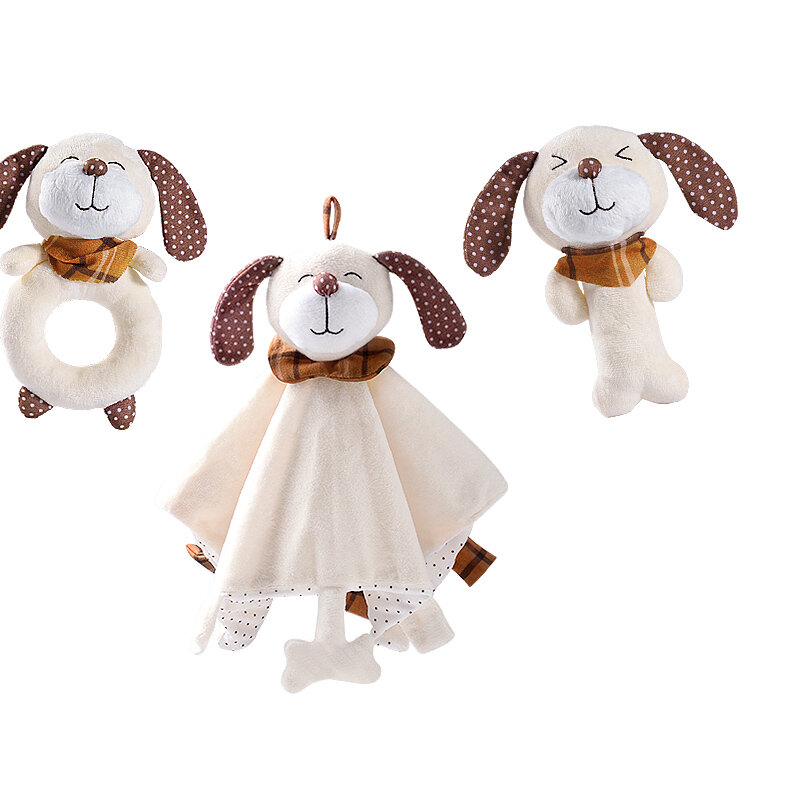 Julebaby recém-nascidos calmante toalha De forma Animais Brinquedos Do Bebê Do Presente Do Bebê Infantil Macio Dormir accesorios móvel Brinquedos de Pelúcia