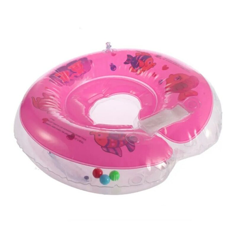Aufblasbare Kreis Infant Einstellbare Schwimmen Neck Baby Schwimmen Ring Float Ring Sicherheit Doppel Schutz Baby Schwimmen Zubehör