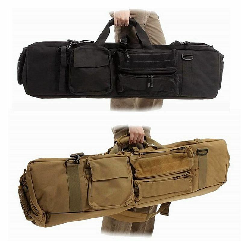 Equipamento tático n249 airsoft tiro caça rifle saco arma carry sacos de proteção caso esporte ao ar livre acampamento caminhadas saco