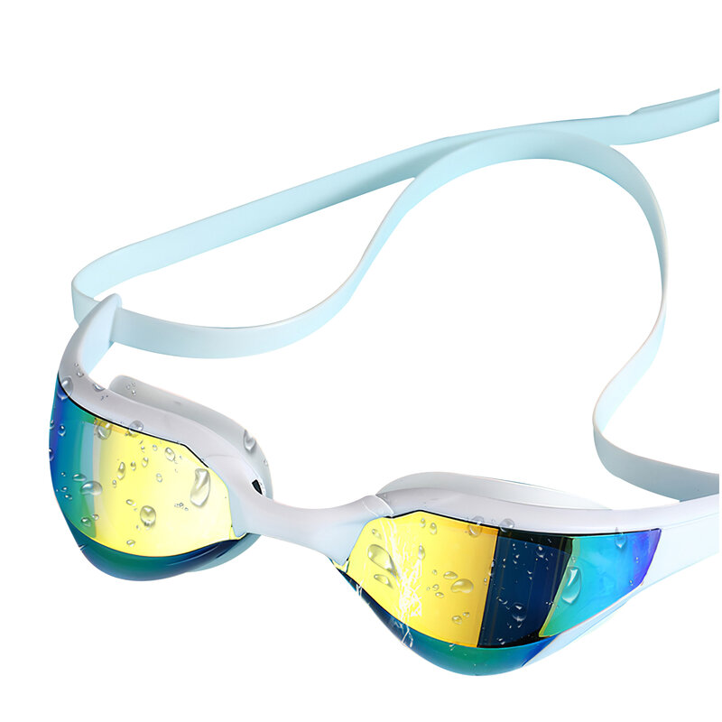 Anti Fog UV เคลือบแว่นตาว่ายน้ำสำหรับผู้ชายผู้หญิง Professional Racing แว่นตาแว่นตา