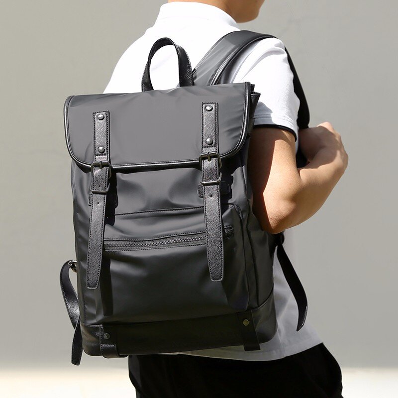 Рюкзак YILIANLaptop с защитой от кражи, водонепроницаемый школьный ранец с USB-зарядкой, вместительный деловой дорожный портфель