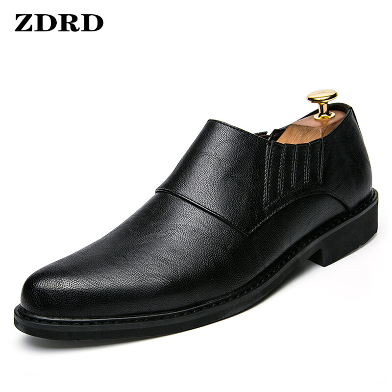 Luxury Brand Men Loafers Leather Monk Strap Pointed Toe Coffee Black Formal Daily Dress Wedding Office Shoes Man Casual Shoes