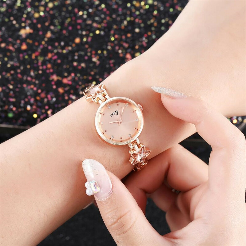 Relojes de lujo para Mujer, Reloj pequeño de pulsera con diamantes, de cristal ostentoso, XQ