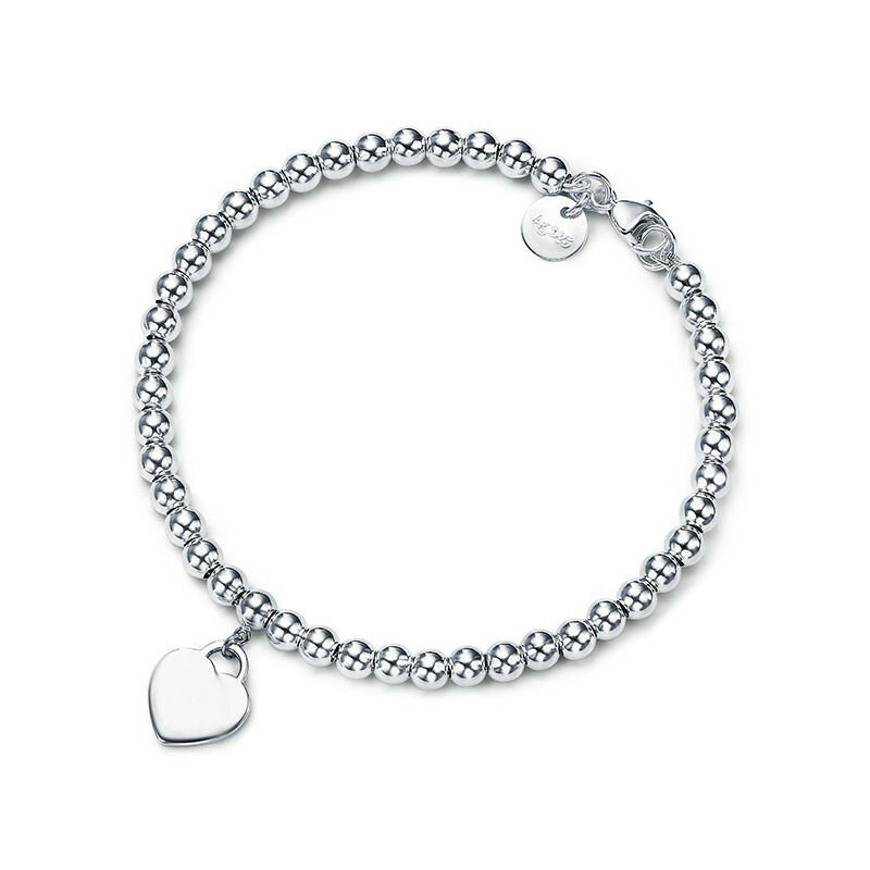 925 prata esterlina frisado pulseira acessórios femininos moda elegante simples amor festa jóias presente de aniversário