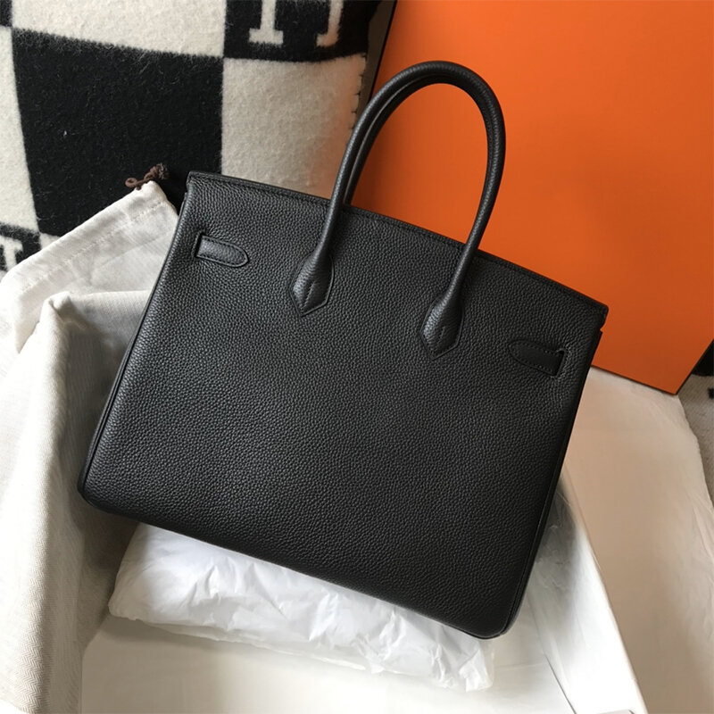 2021 New First Layer Cowhide Luxury Platinum Bag Women's Bag Fashion One-shoulder Portable Large-capacity Bag