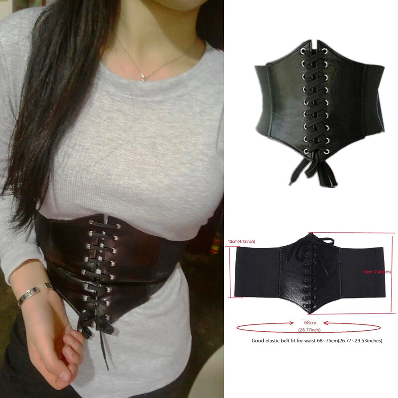 cinturón cincha elástico para mujer cinturón elástico ancho borla 