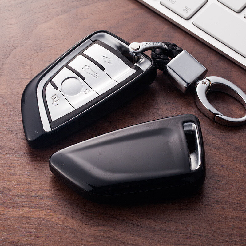 Miękka TPU obudowa kluczyka do samochodu klucz nakładka na klucz osłona ochronna dla BMW X5 F15 X6 F16 G30 serii 7 G11 X1 F48 F39 akcesoria Car Styling